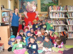 Children  Meet Peppa Pig at Molong Library