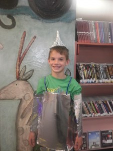 Tinman Sebastian at Storytime