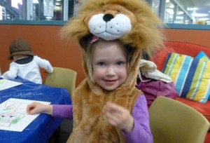 Mary the Lion roared at Storytime