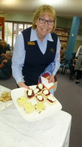 Lyn serves scones (Small)