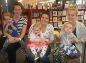 Kate and Liam, Belinda and Harriet, Fiona and Freddie graduated from Baby Rhyme and Read