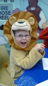 Connor Roars at Storytime