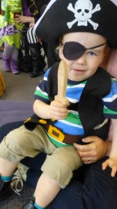 Hamish enjoyed dressing up as Pirate