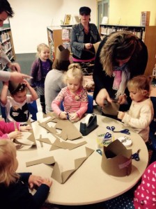 Crafting paper crowns