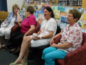 Home Library Volunteers Del, Pam, Mandy and Linda