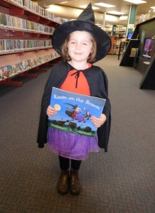 Bree dressed as a Witch