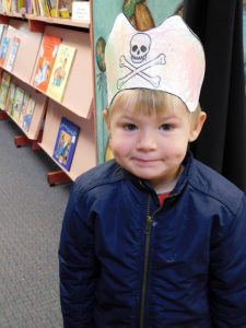 Leo made his own pirate hat