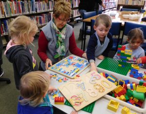 Enjoying Craft at Storytime