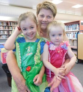 Matilda, Beverley and Poppy dressed as fairies