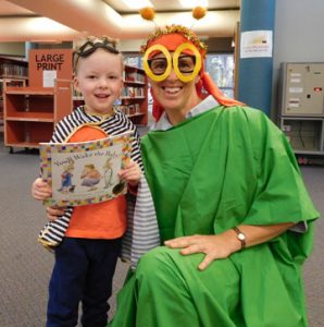 Thomas and Fiona dressed up for Storytime